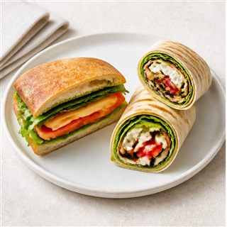 10-Min Egg & Bean Wrap